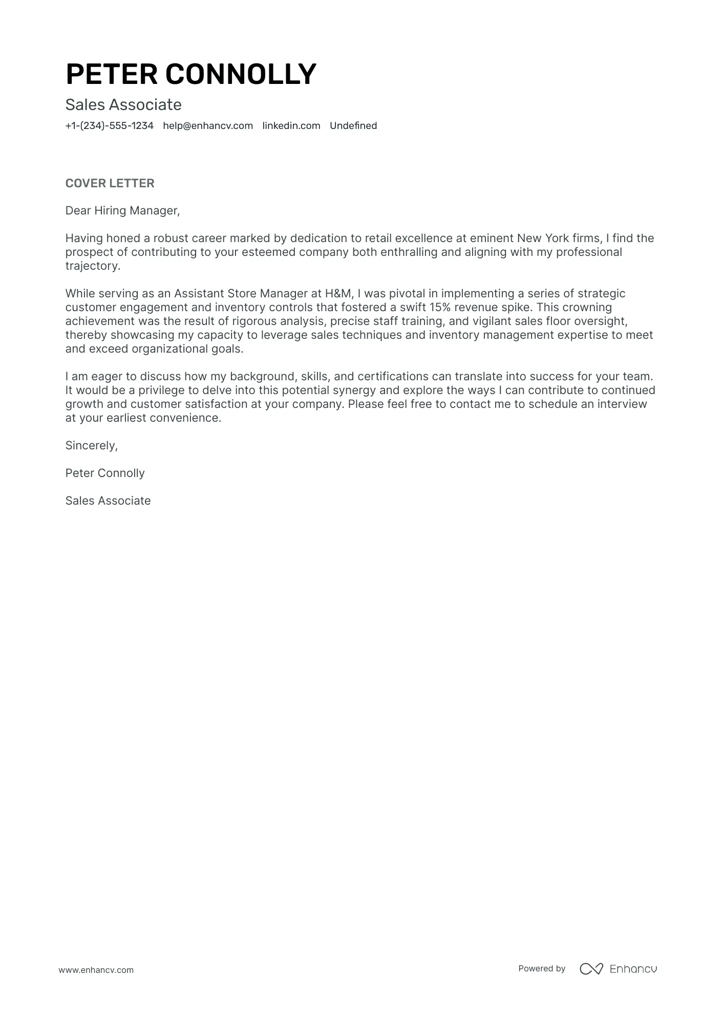 41023 sales associate cover letter tips