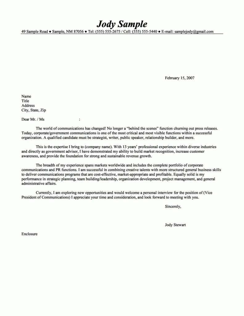 41025 cover letter writing