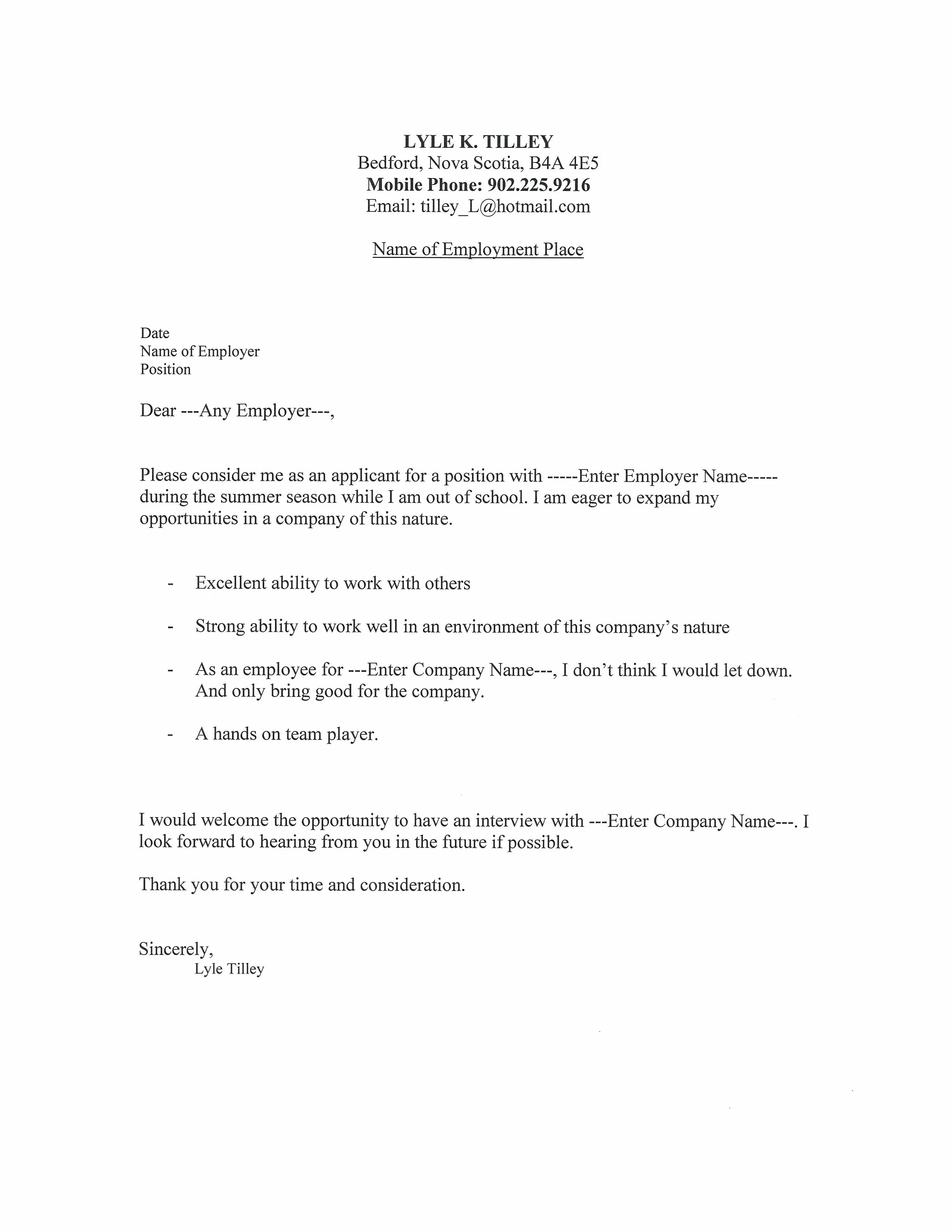 41027 cover letter templates