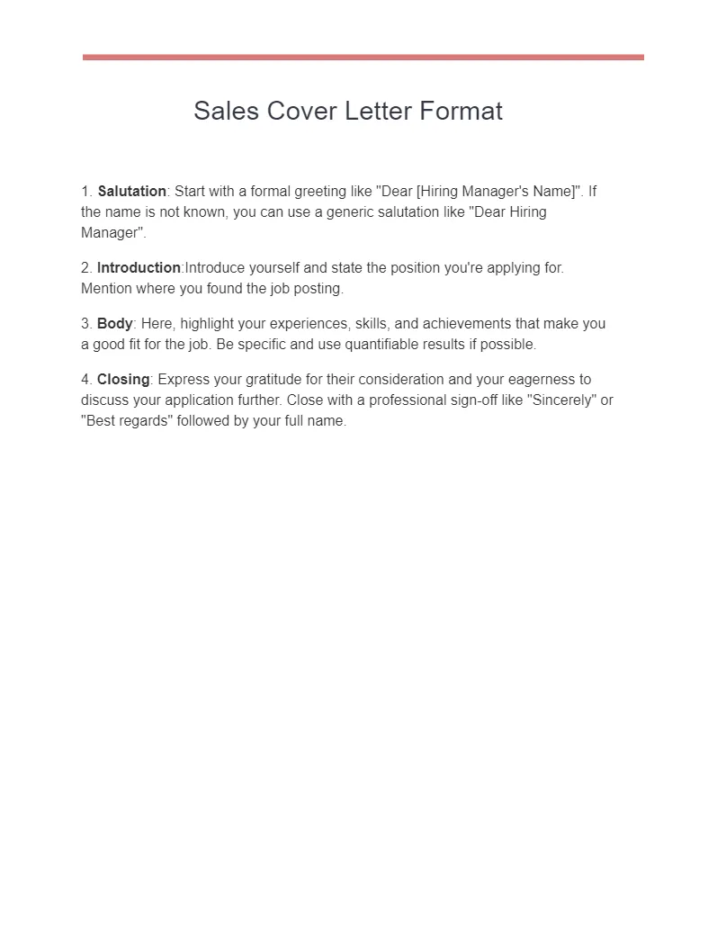 41034 sales cover letter header