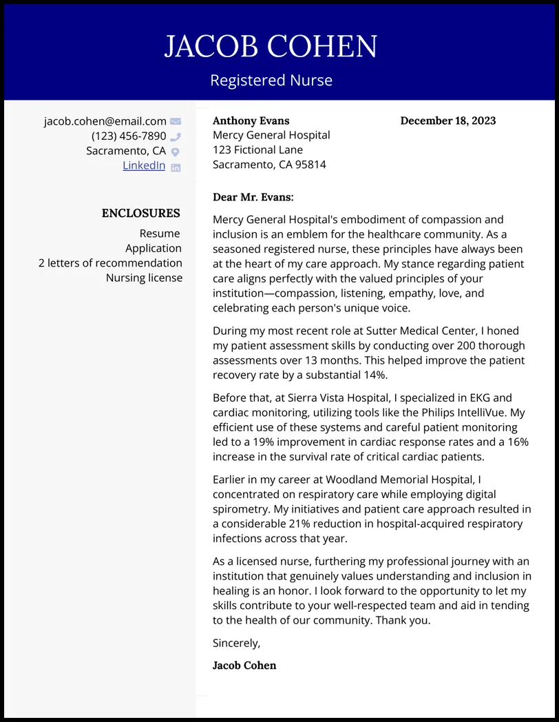 41049 registered nurse cover letter