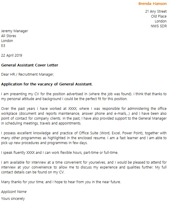 41059 cover letter skills