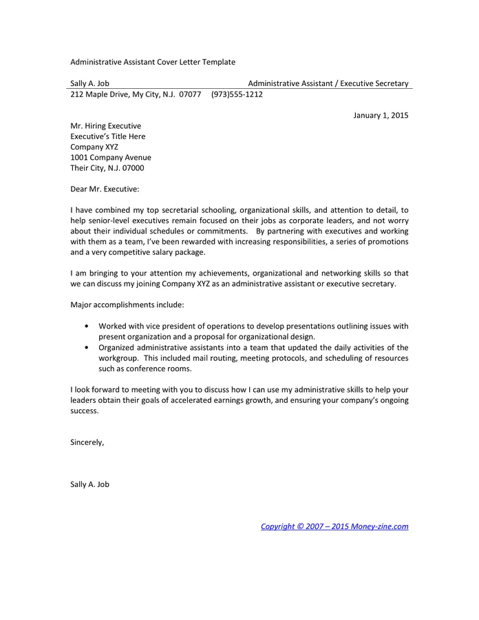 41061 standout cover letter