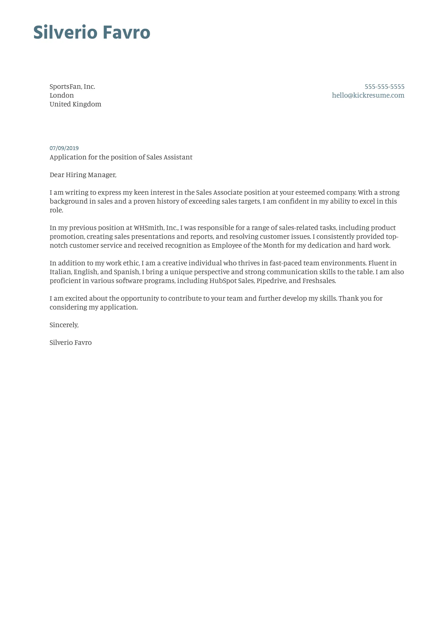 41070 tailoring cover letter