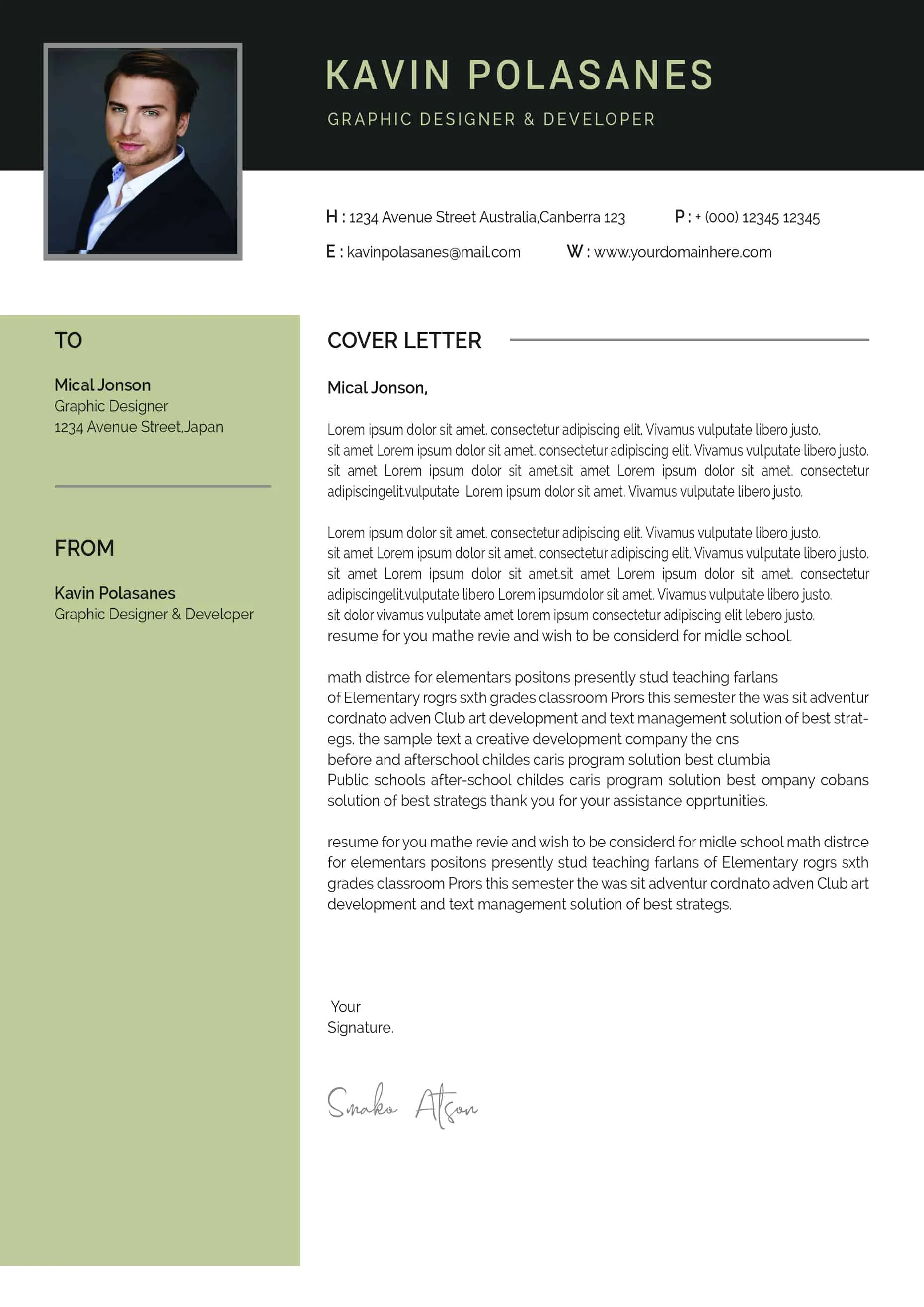 41074 action verbs cover letter