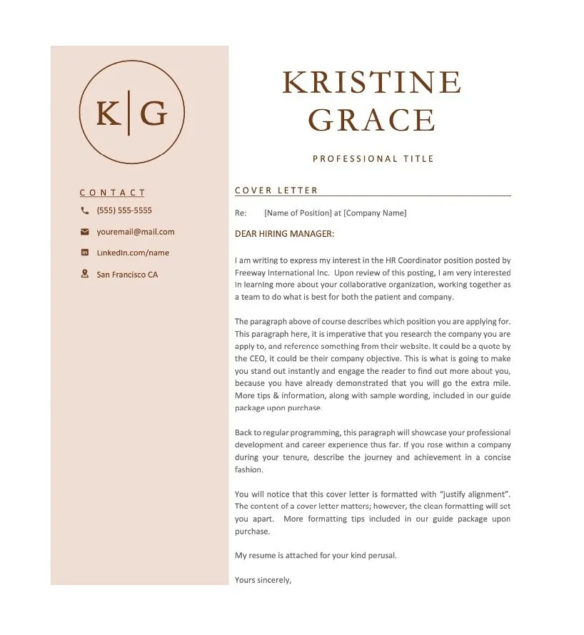 41081 cover letter elements