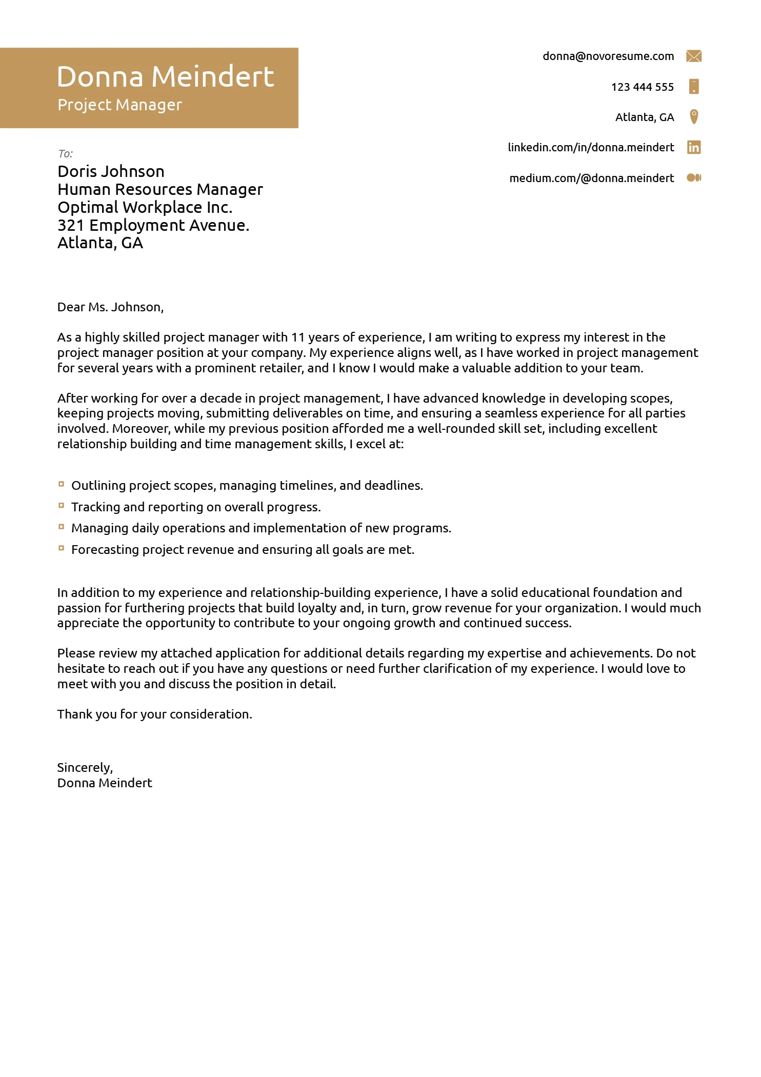 41081 formatting cover letter
