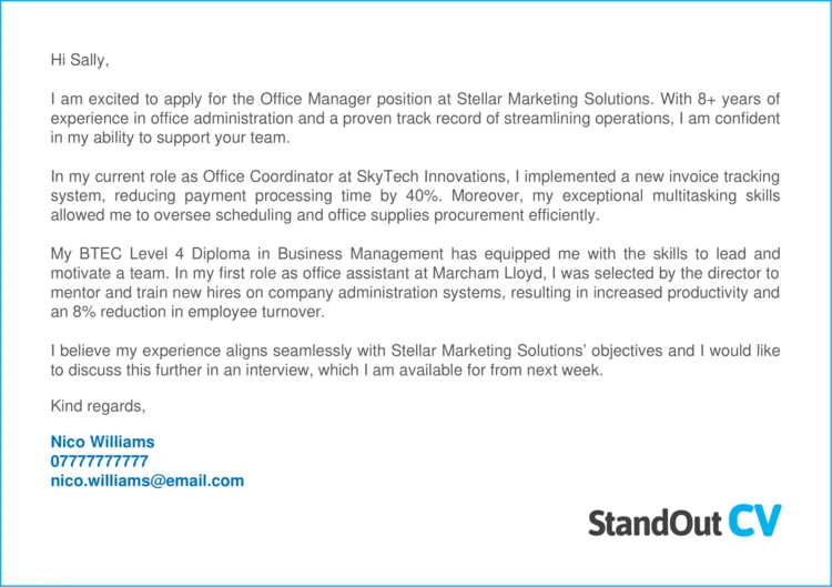 41092 cover letter office manager 5