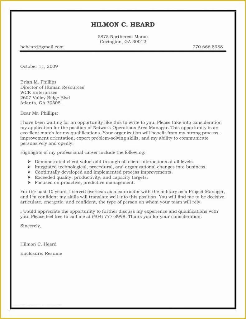41098 cover letter formatting