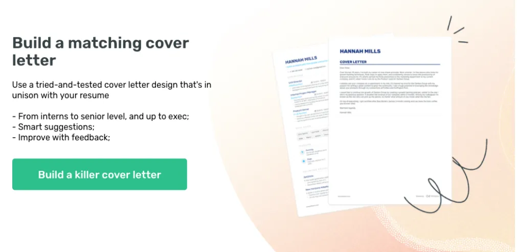 41110 cover letter reasons