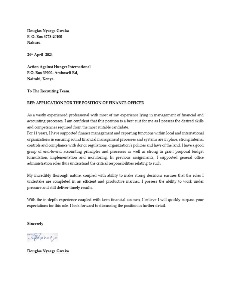 41113 finance director cover letter header