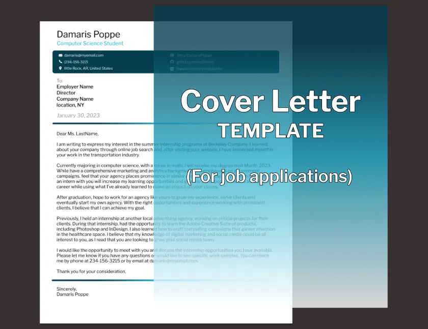 41117 cover letter font example