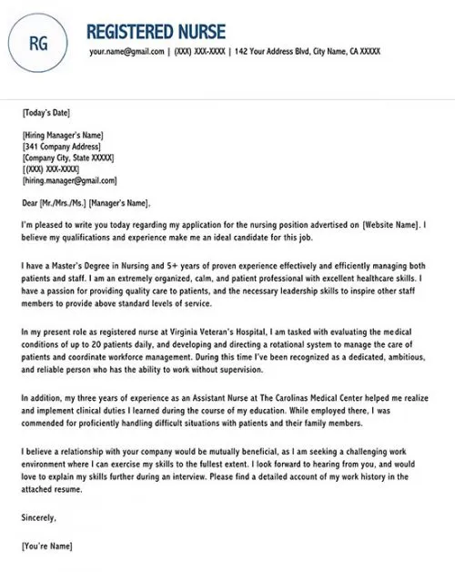 41123 enthusiasm in cover letter