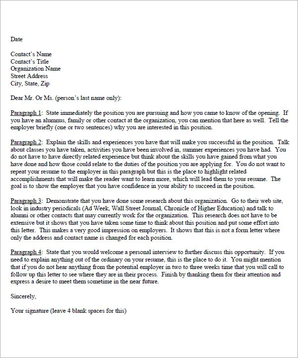 41131 cover letter achievements