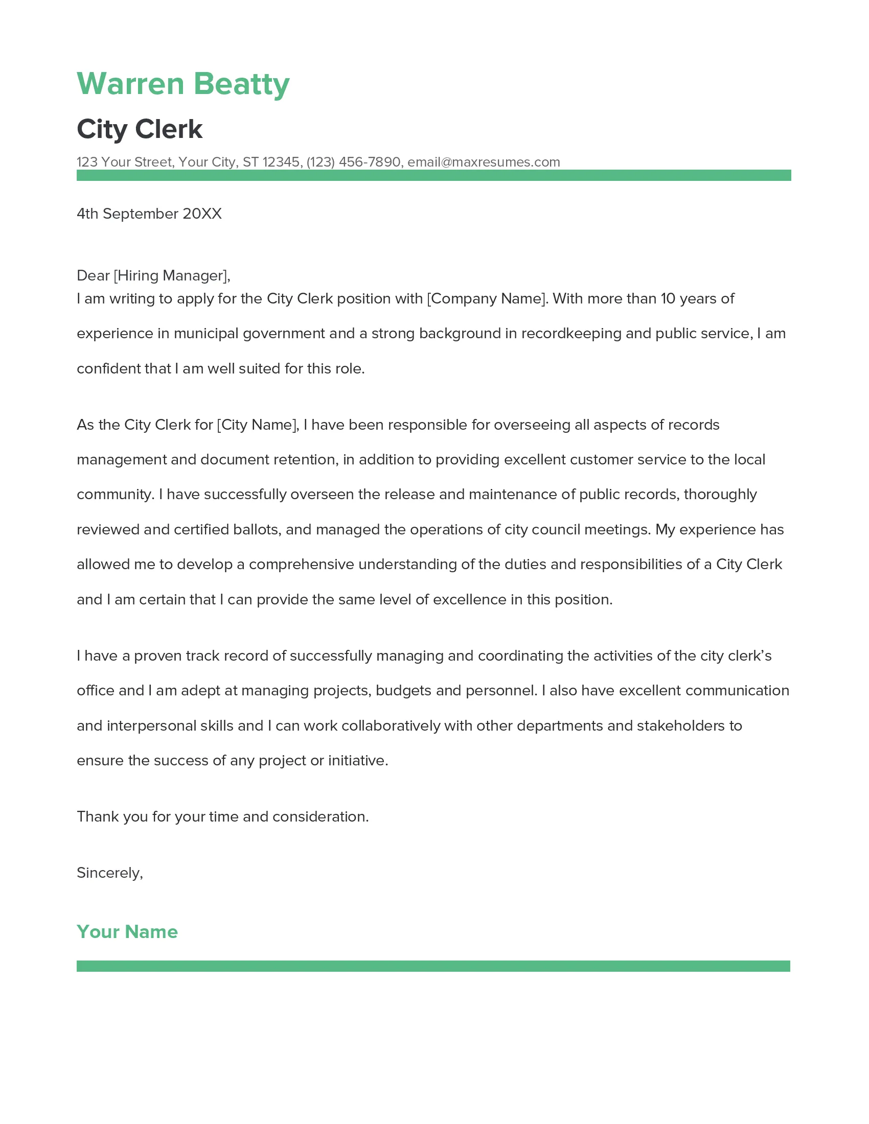 41133 city jobs cover letter 1