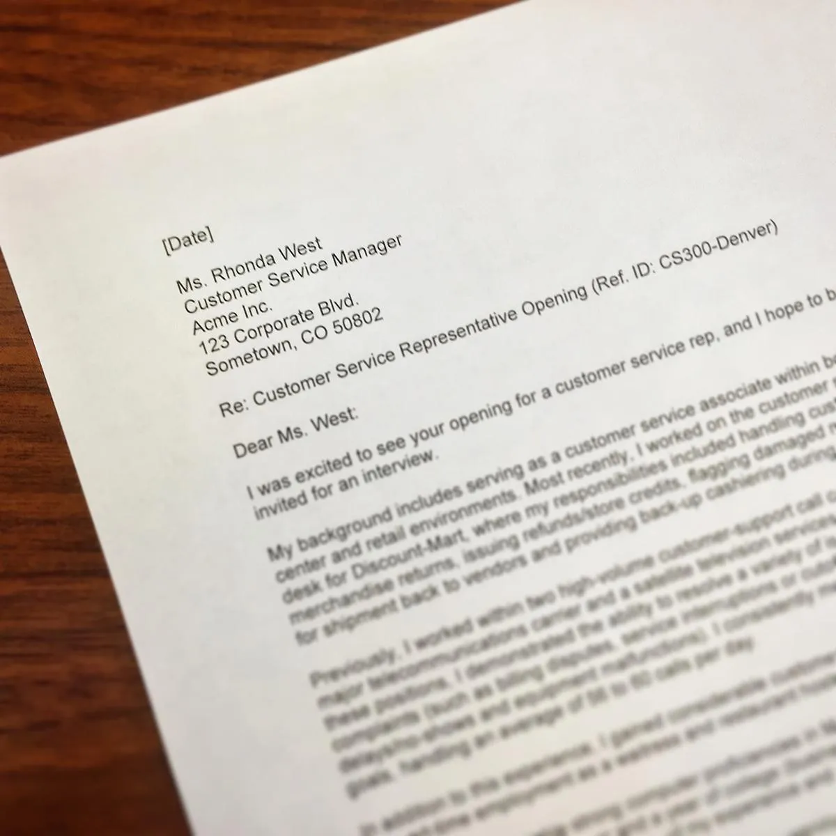 41139 cover letter format uk