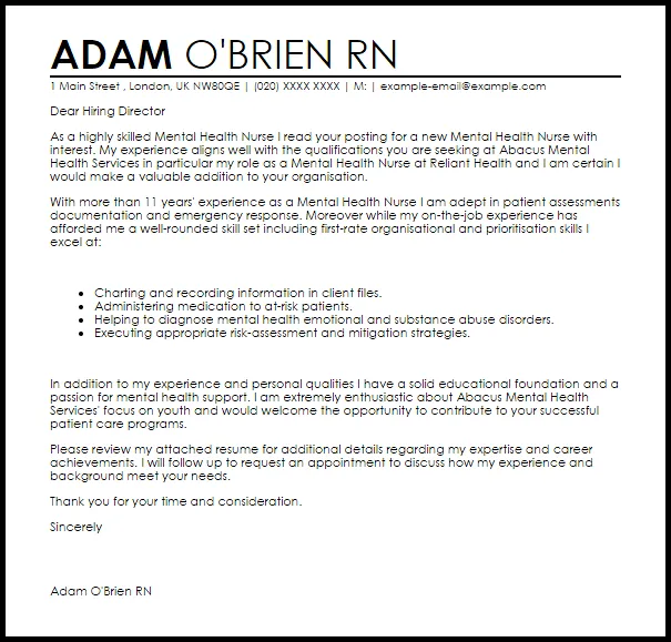 41156 mental health nurse proofreading