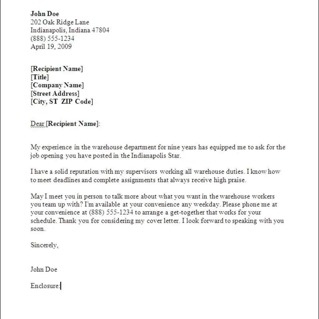 41162 warehouse formatting