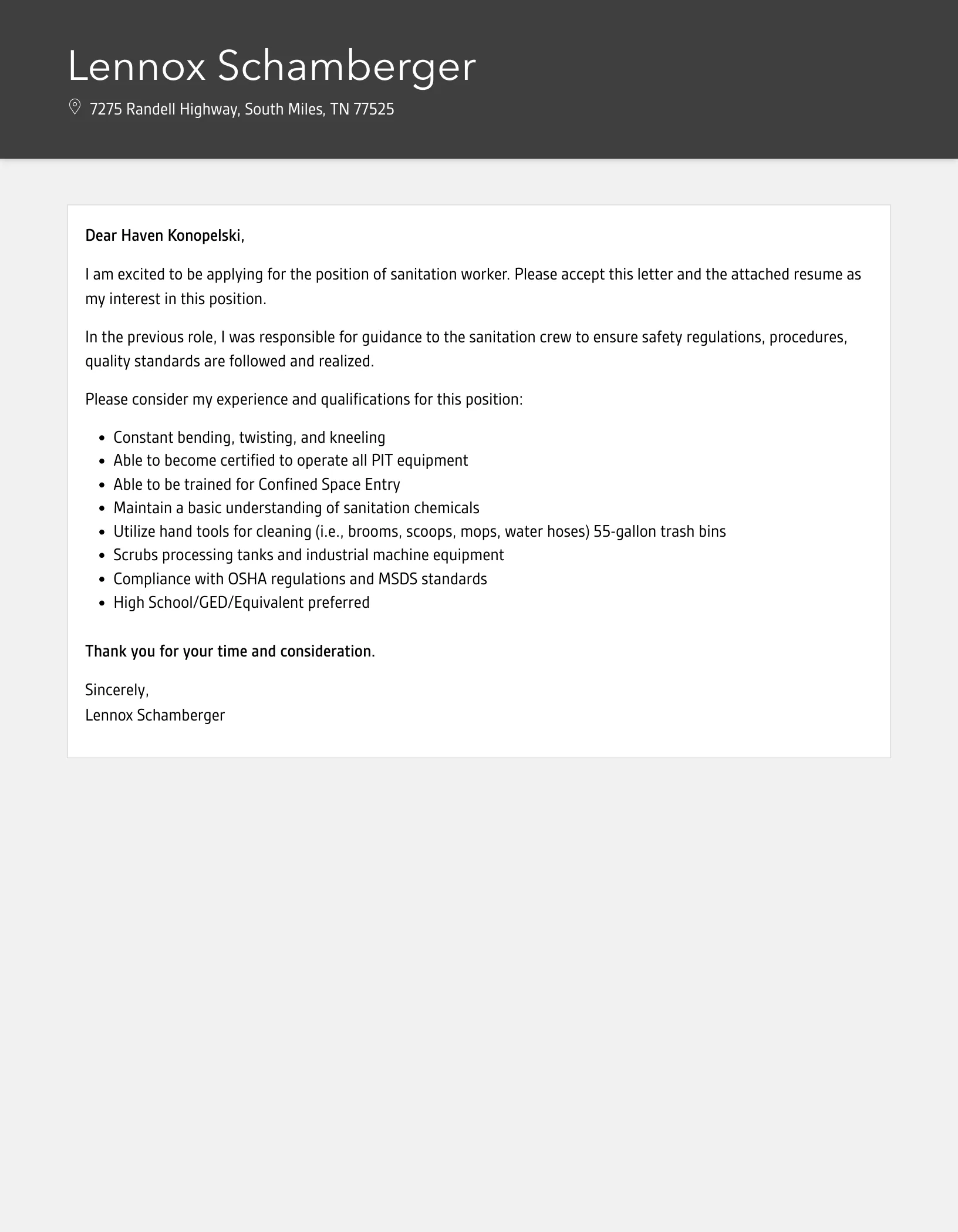 41182 cover letter structure