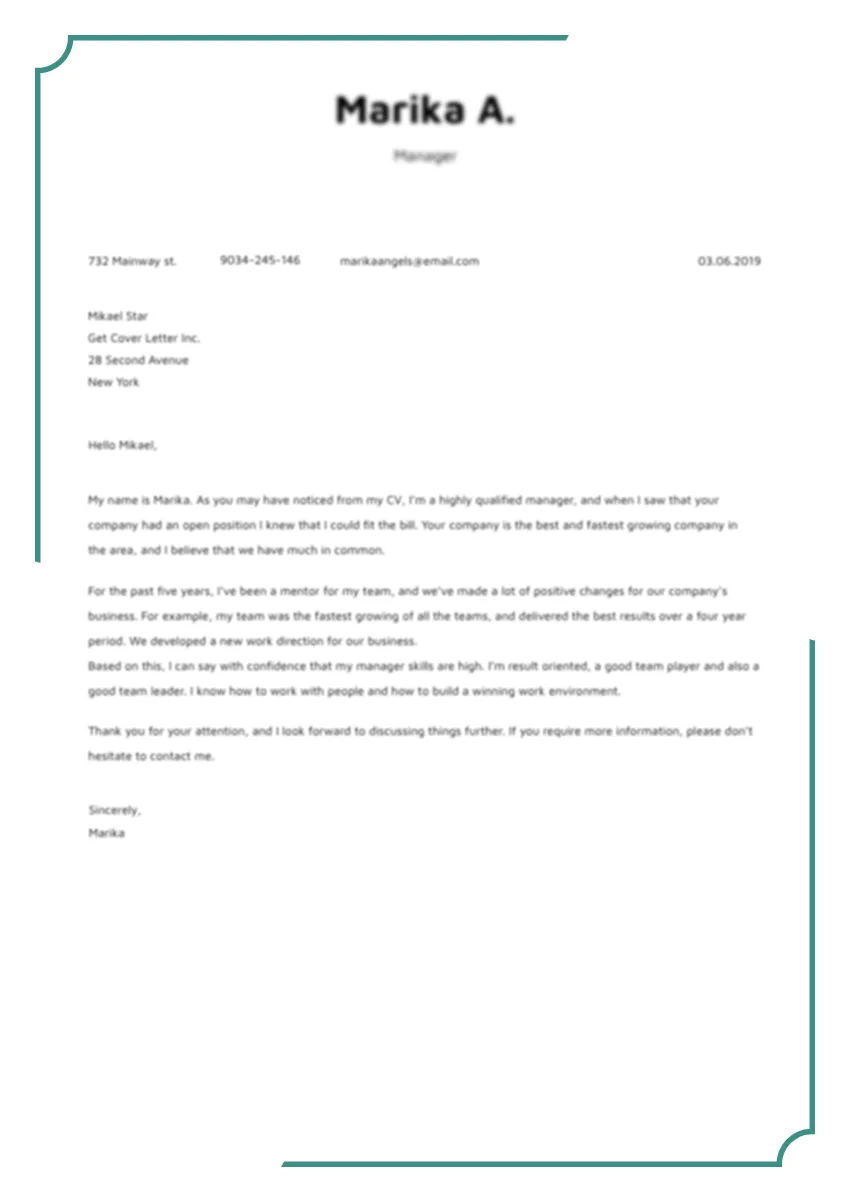 41195 barista cover letter guide