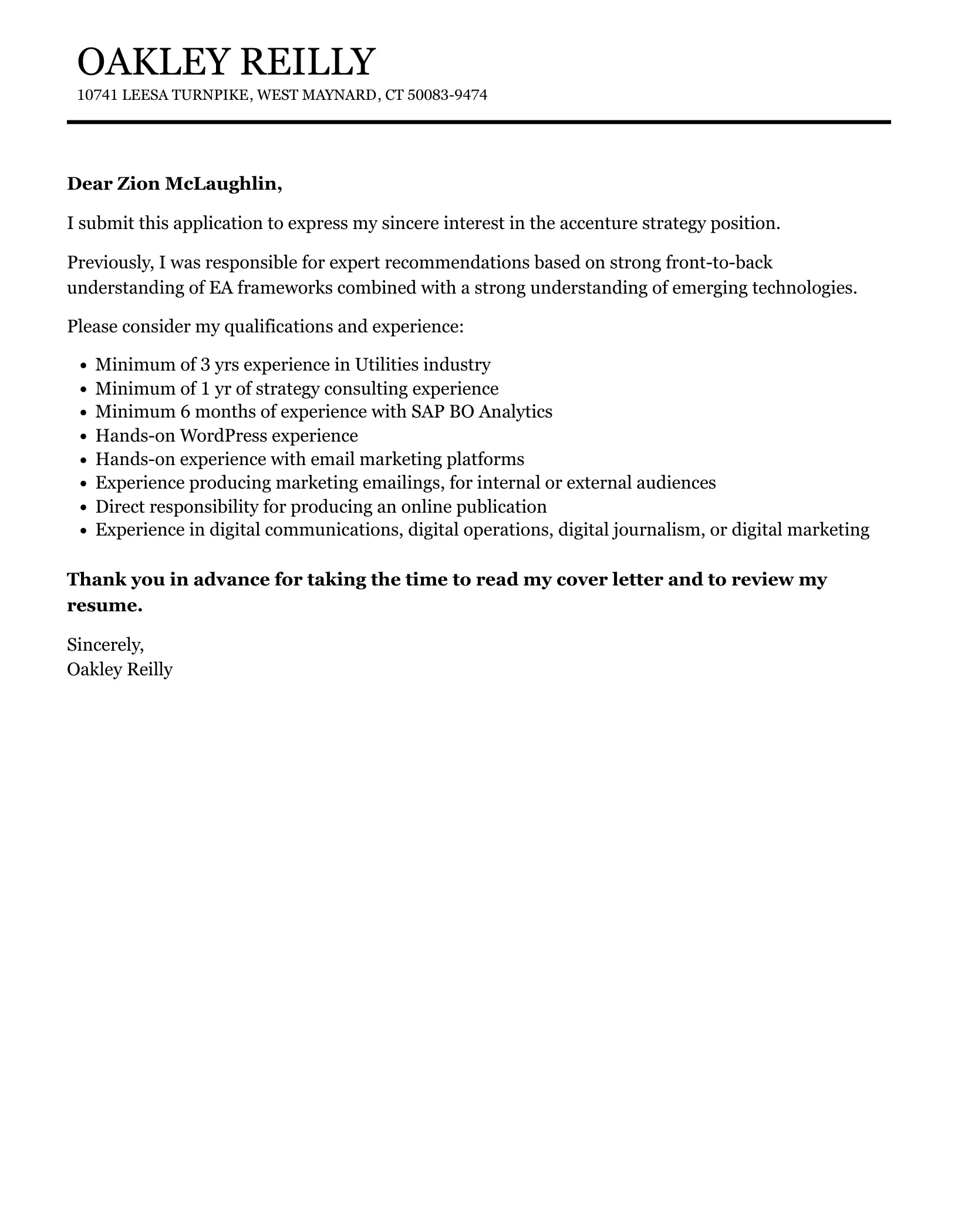 41218 proofreading cover letter