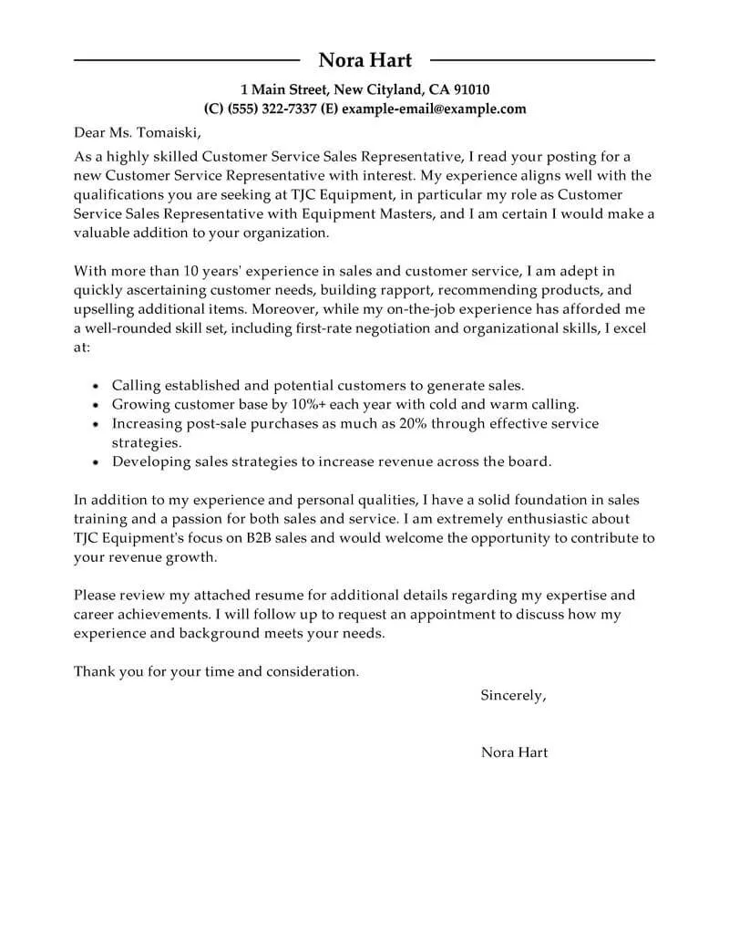 41223 sales cover letter achievements