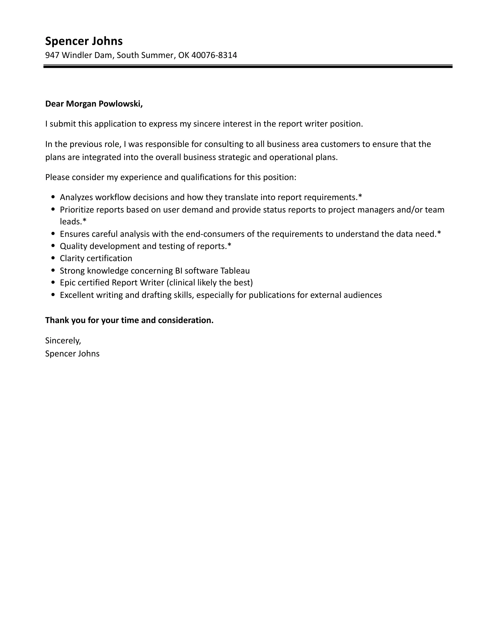 41240 financial report cover letter