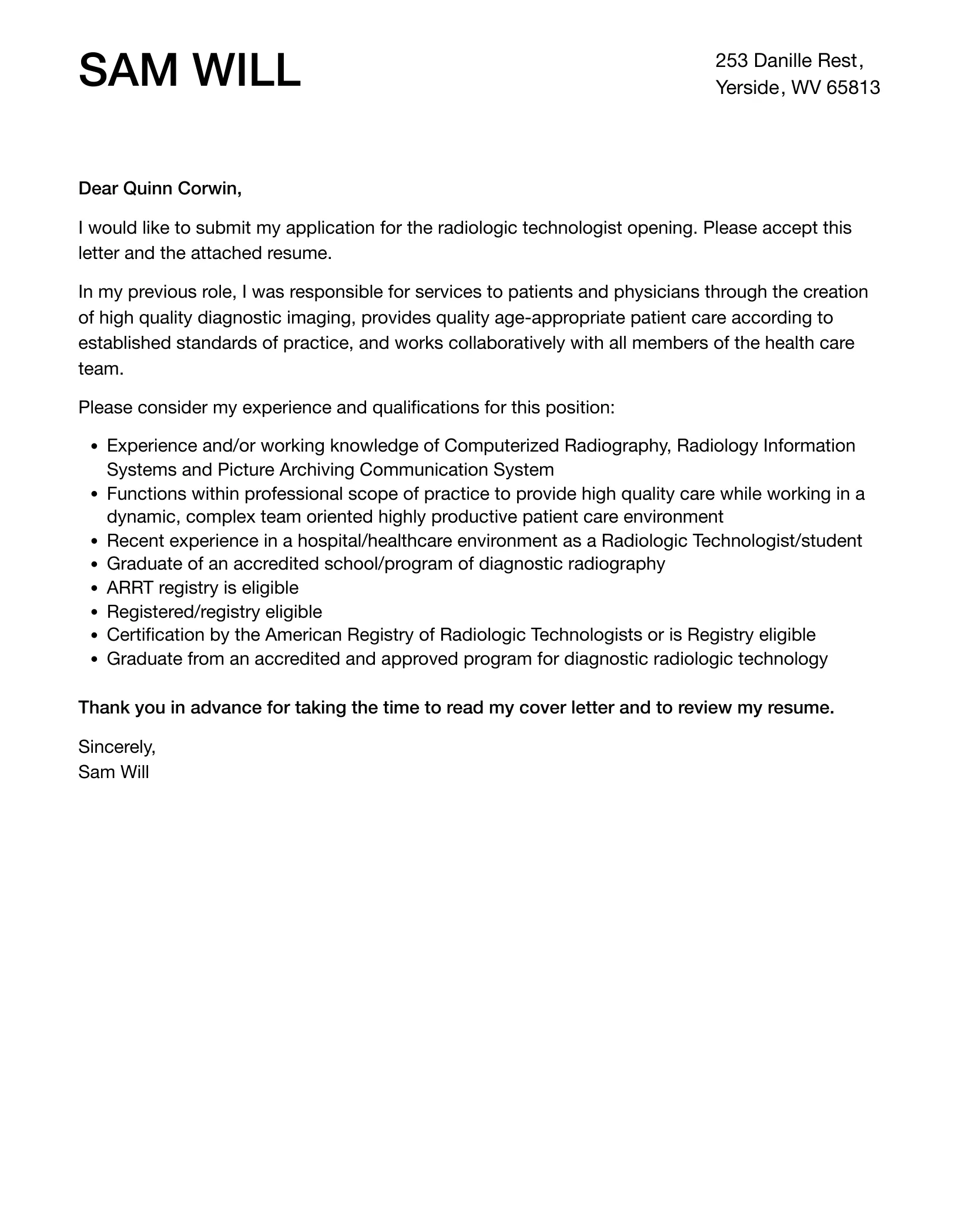 41241 rad tech call to action