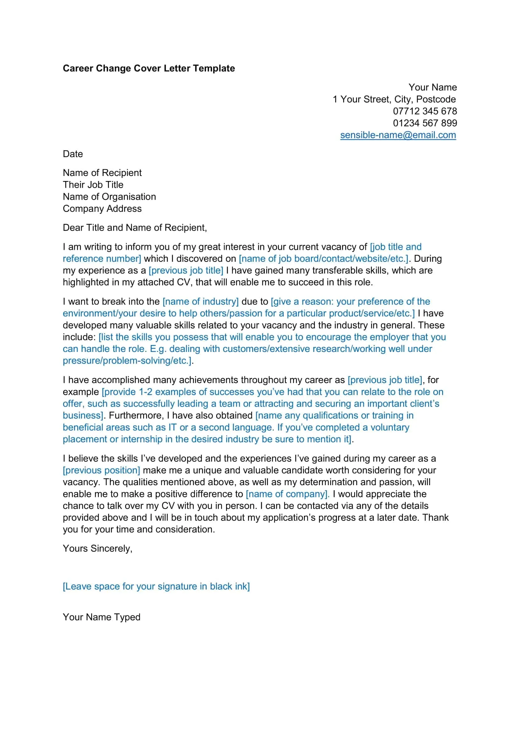 41245 cover letter job change 7