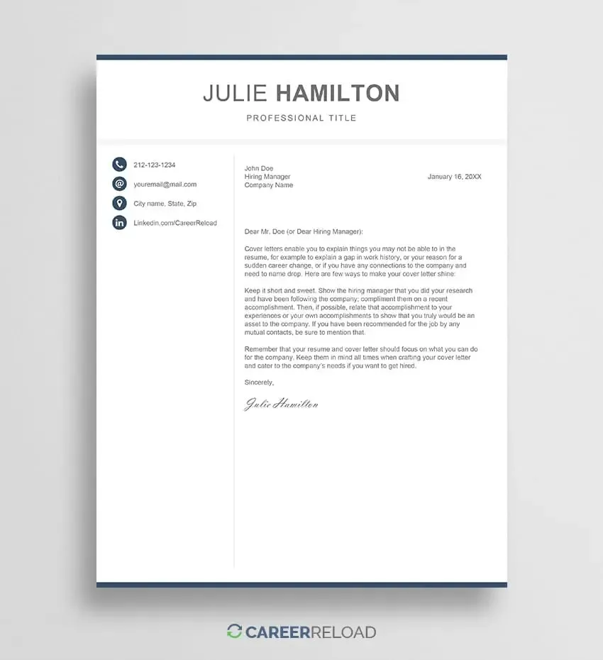 41246 cover letter word doc formatting