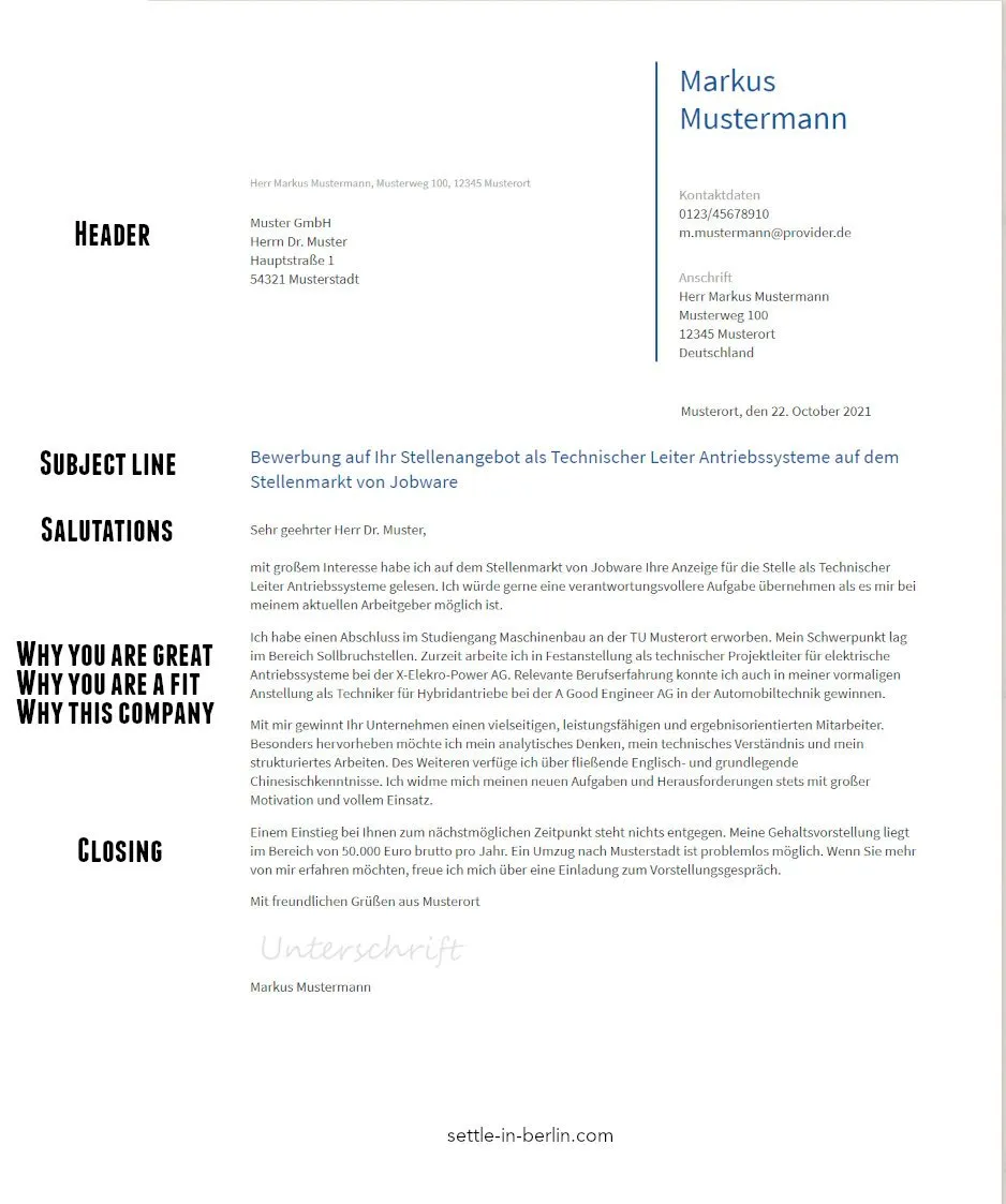 41253 german cover letter closing
