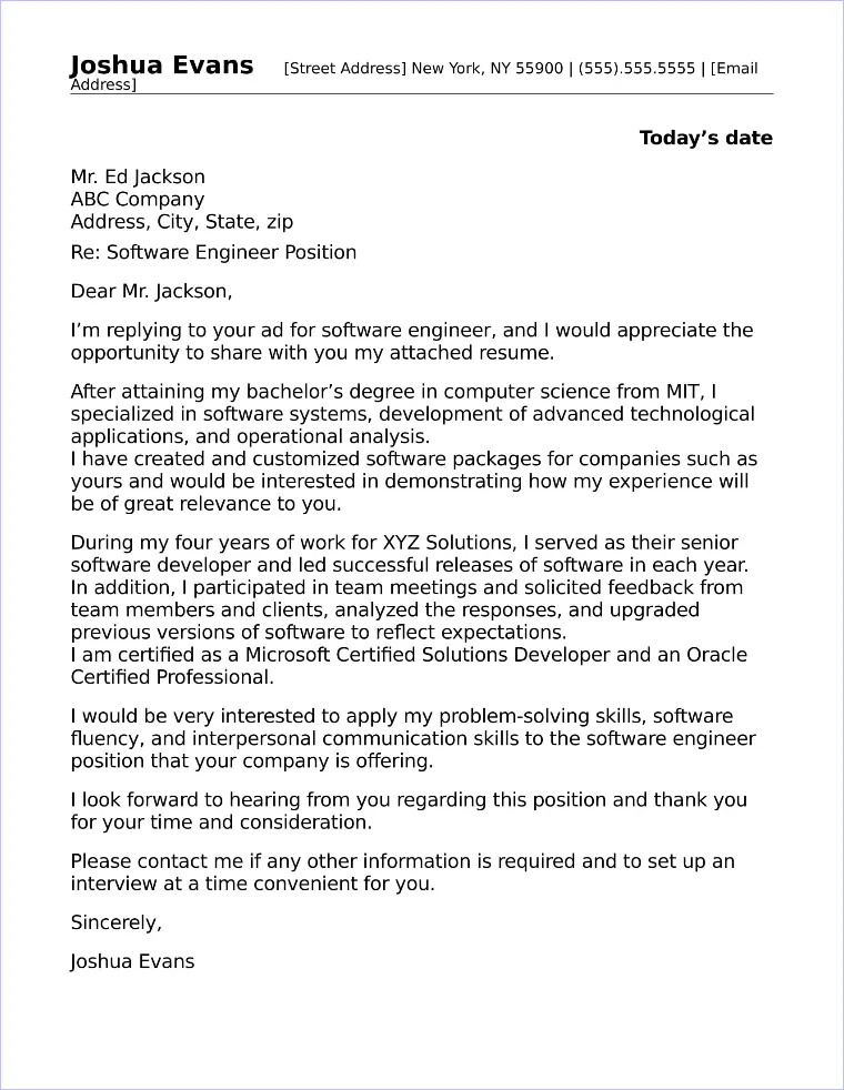 41255 cover letter success