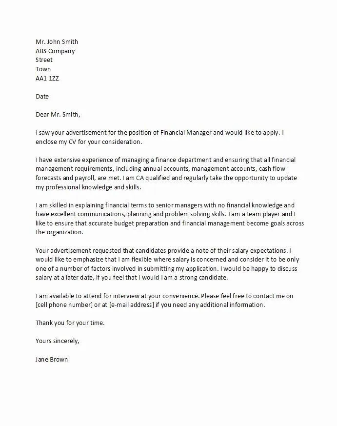 41257 cover letter example