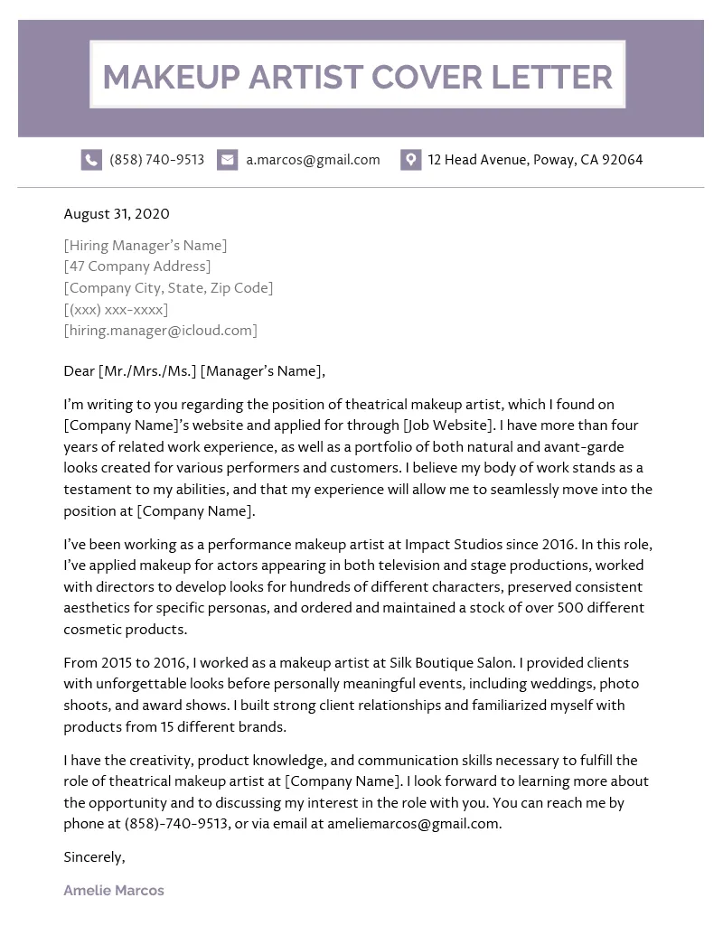 41258 makeup artist portfolio