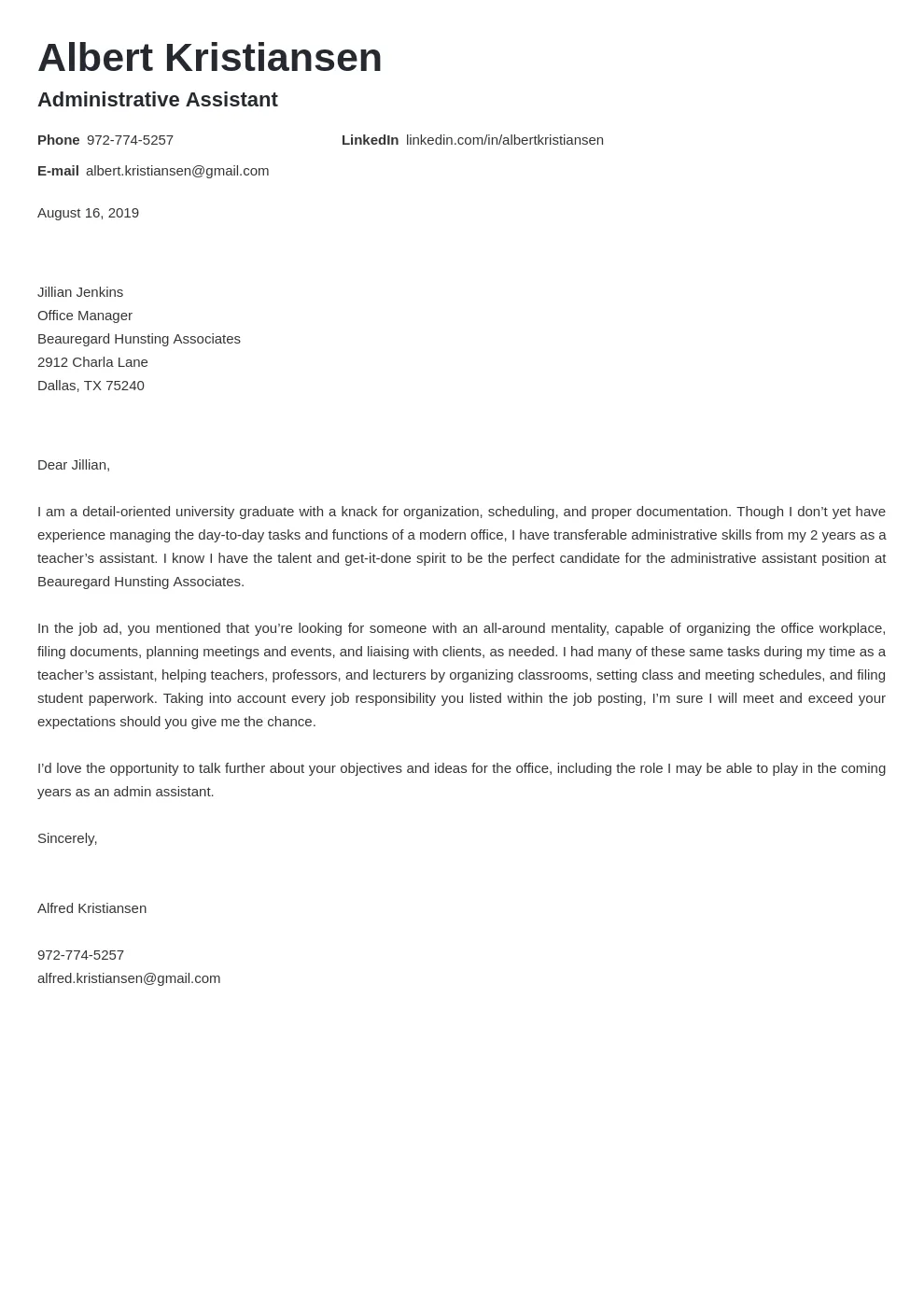 41278 administrative assistant skills