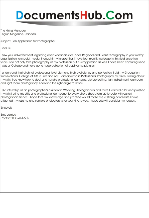 41280 cover letter format