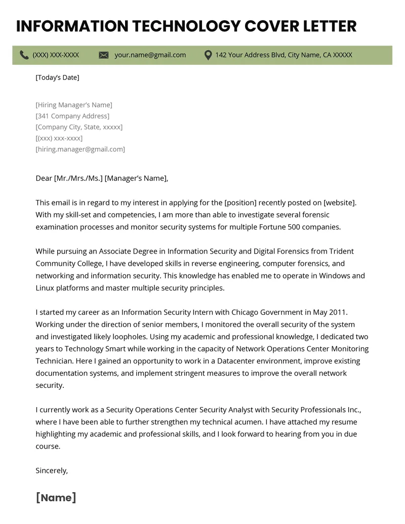 41316 it example cover letter