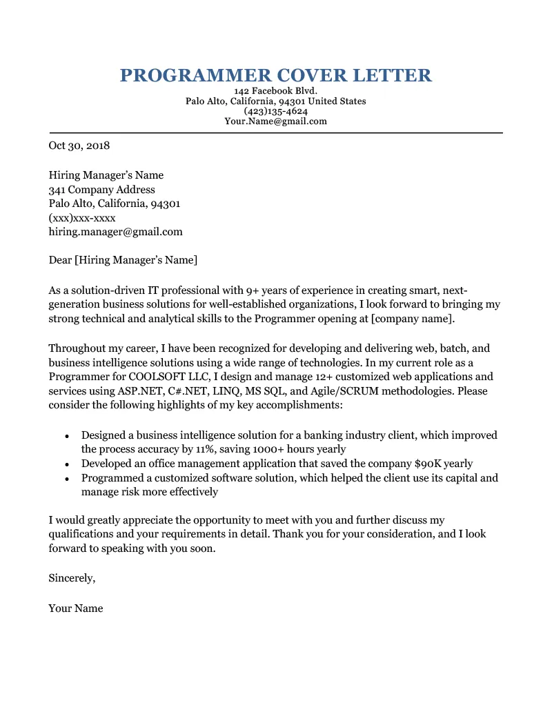 41316 tailor your letter