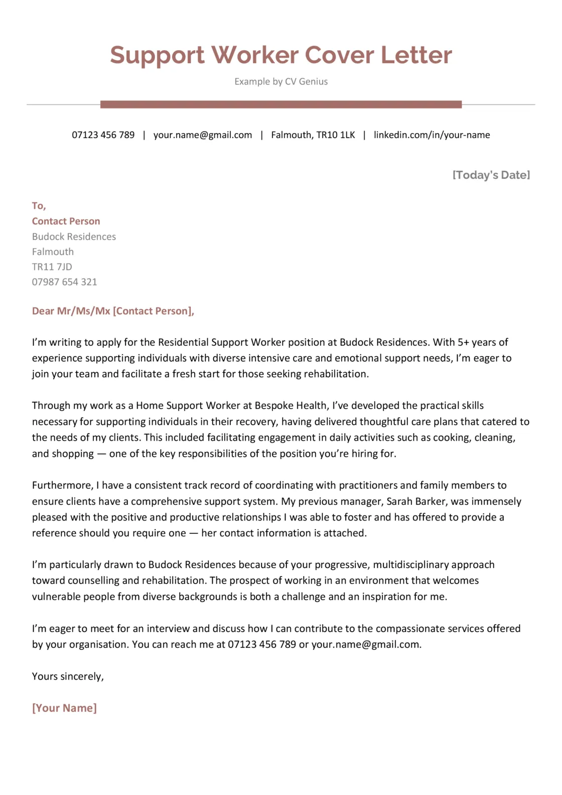 41326 family support worker achievements