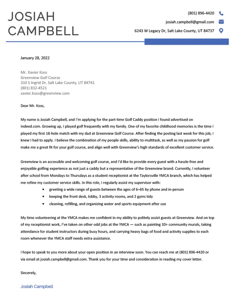 41335 cover letter closing example