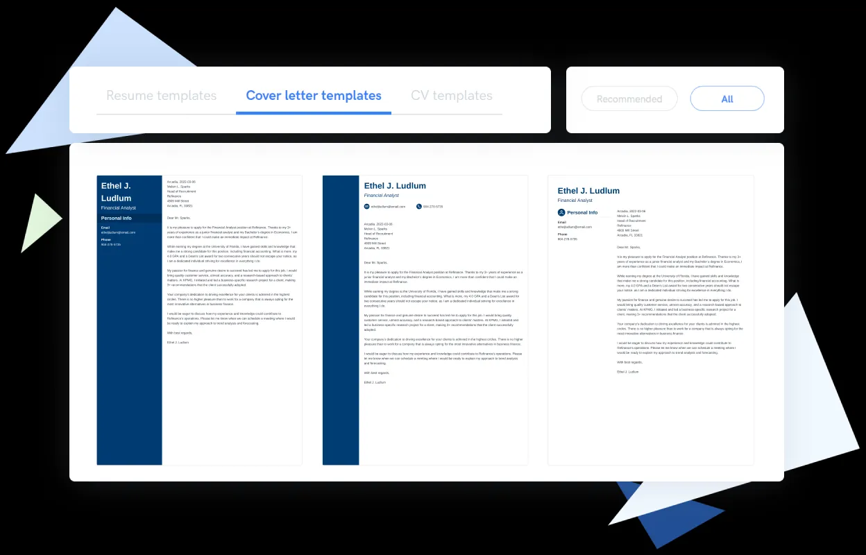 41337 professional cover letter